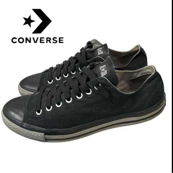 Converse Men's Chuck Taylor All Star Low Black Drizzle Sneakers 12 - Picture 1 of 6